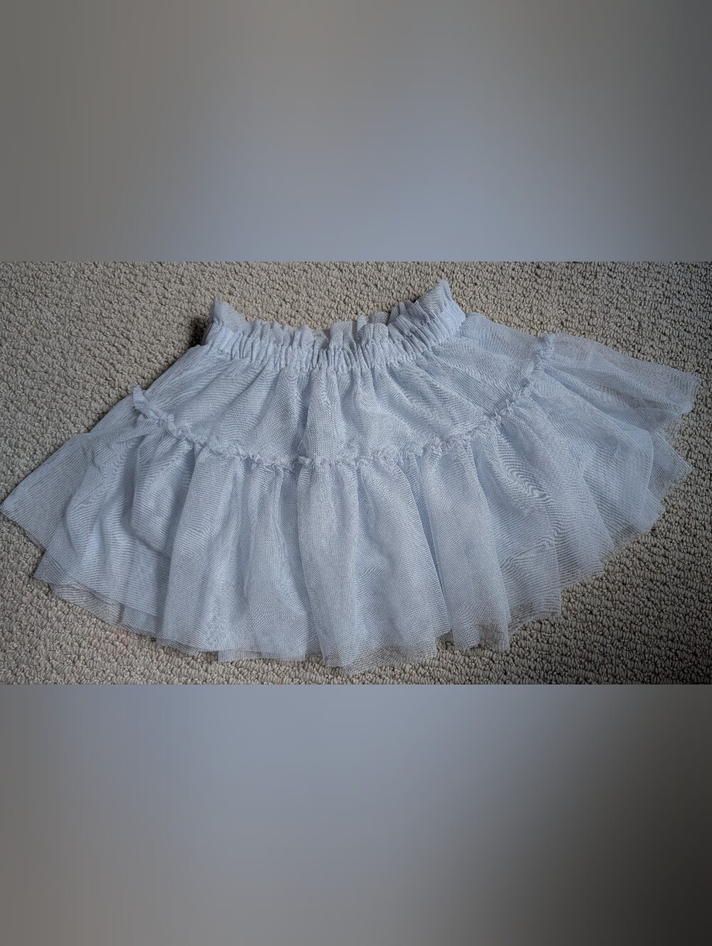 GAP Light Blue Layered Tulle Mini Skirt